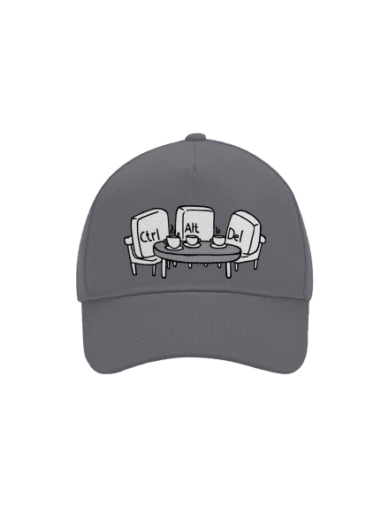 Elválaszthatatlan haverok baseballsapka Graphite grey