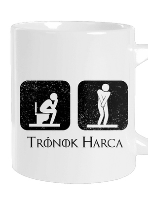 Trónok Harca nagy bögre White