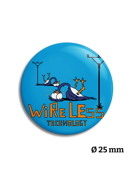 Vezeték nélkül kitűző