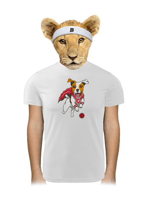 Jack Russell gyerek sport póló White