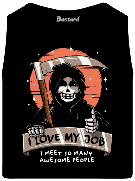 I love my job férfi trikó Black