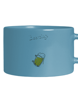 Beercing macaron bögre Blue Macaron