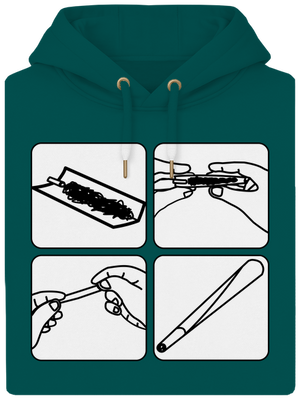 Joint unisex prémium pulóver Emerald Green