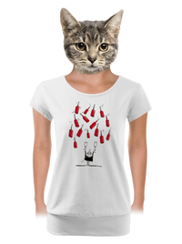 női póló elasztikus alsó szegéllyel