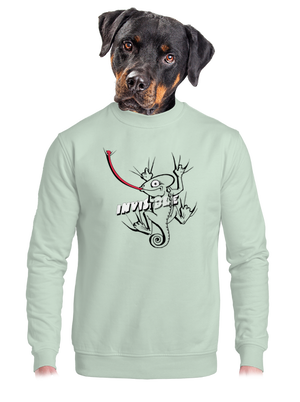 Invisible chameleon unisex crewneck Blush Mint