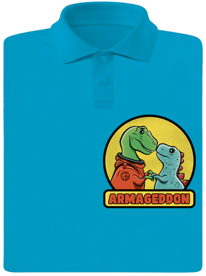 Armageddon férfi pólóingek Blue Atol