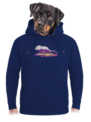 Titok kiderült unisex prémium pulóver Navy