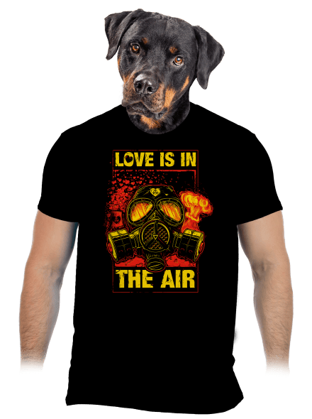 Love is in the air férfi póló Black