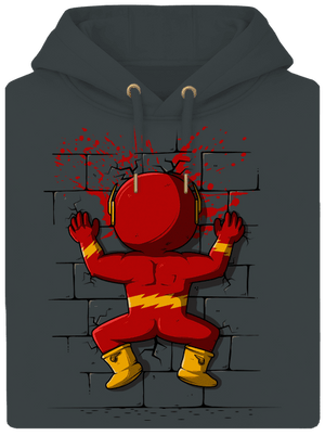 Flash unisex prémium pulóver Charcoal