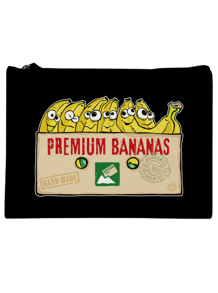 Premium Bananas kis táska Black