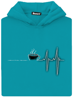 Coffee help gyerek kenguruzsebes pulóver Hawaiian Blue