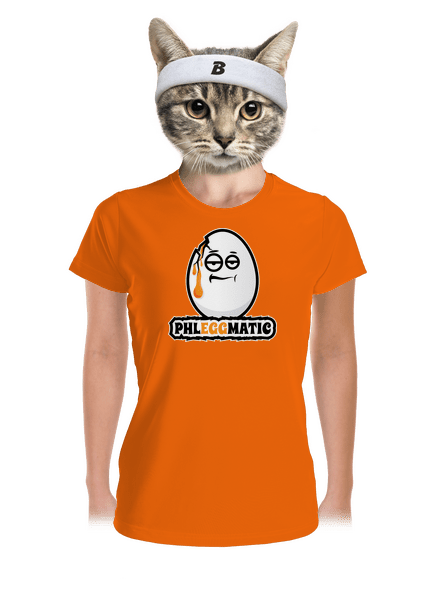 Phleggmatic női sportpóló Neon Orange