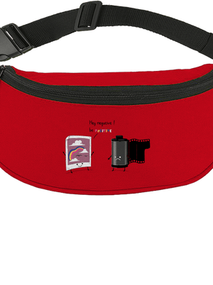 Légy pozitív övtáska Red