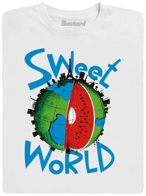 Sweet world férfi hosszú ujjú póló White