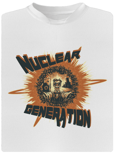 Nuclear generation 2 gyerek sport póló White