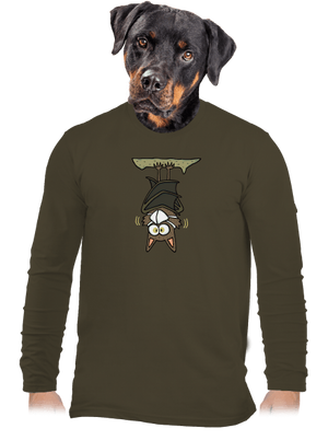 Nanopyr férfi hosszú ujjú póló Urban Khaki