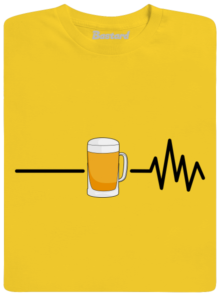 Beer help férfi póló Gold