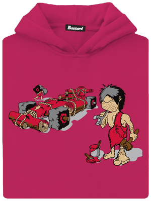 Képlet gyerek kenguruzsebes pulóver Hot Pink