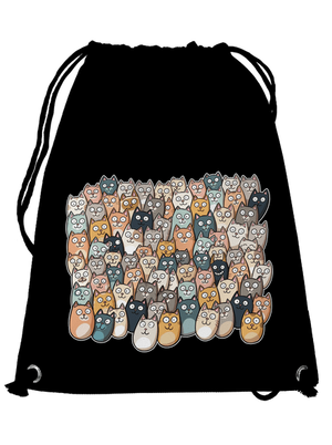 Találd meg az ördögöt hátizsák Black