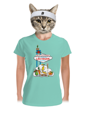 Las Vegan női sportpóló Mint Mal