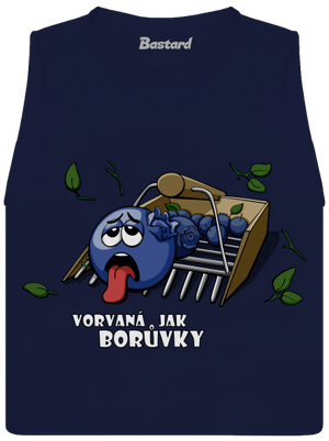 Áfonya női bővített trikó Navy