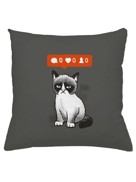 Grumpy párna Gray Pol