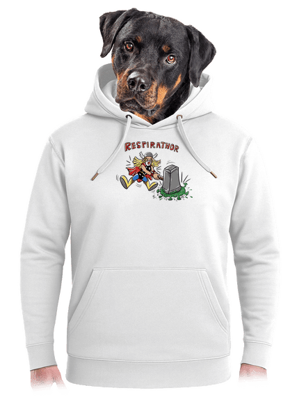 Respirathor unisex prémium pulóver Snowwhite