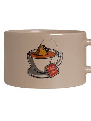 Teatanic macaron bögre Brown Macaron