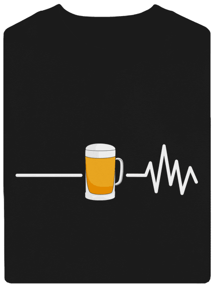 Beer help unisex crewneck Black