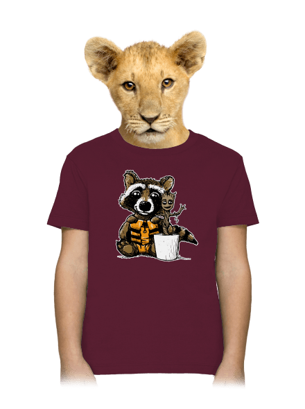 A galaxis őrzői gyerek póló Burgundy