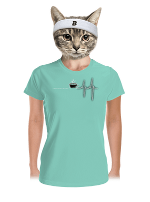 Coffee help női sportpóló Mint Mal