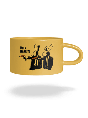 Pulp Rabbits macaron bögre Yellow Macaron