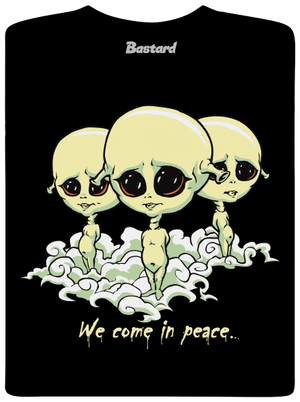 Látogatók férfi hosszú ujjú póló Black