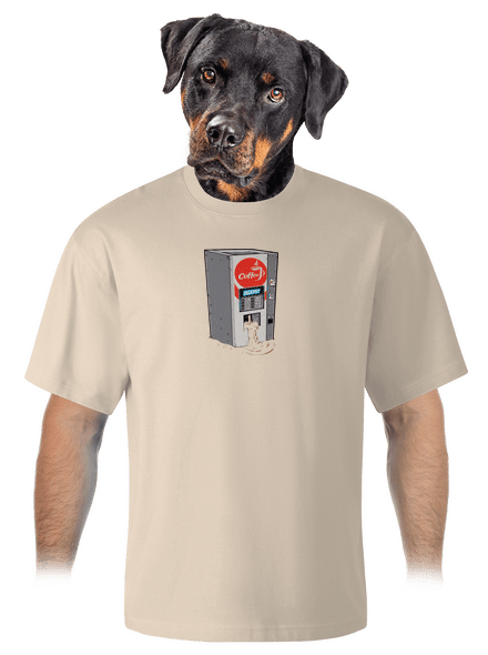 Jackpot unisex túlméretezett póló Almond