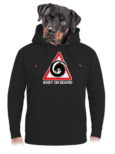 Alien inside unisex prémium pulóver Dark Black