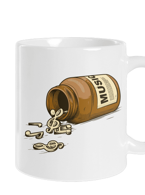 Music Pills hagyományos bögre White