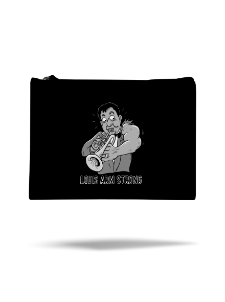 Louis Armstrong kis táska Black