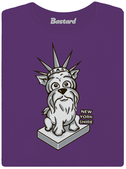 New Yorkshire prémium női póló Purple