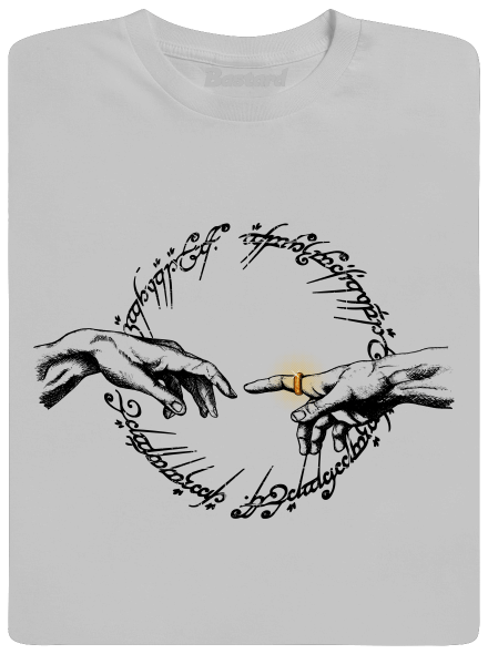 God of ring férfi póló Pacific Grey