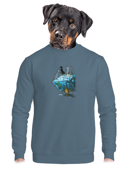  unisex crewneck Nordic Blue
