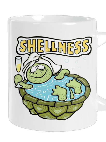 Shellness nagy bögre White
