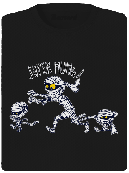 Super mumie női sportpóló Black