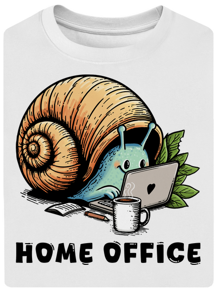 Sneka home office unisex túlméretezett póló White