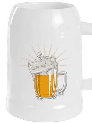 Sörkirály söröskorsó White