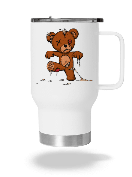 Zombie Teddy termosz bögre White