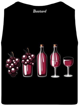 A vörösbor evolúciója férfi trikó Black