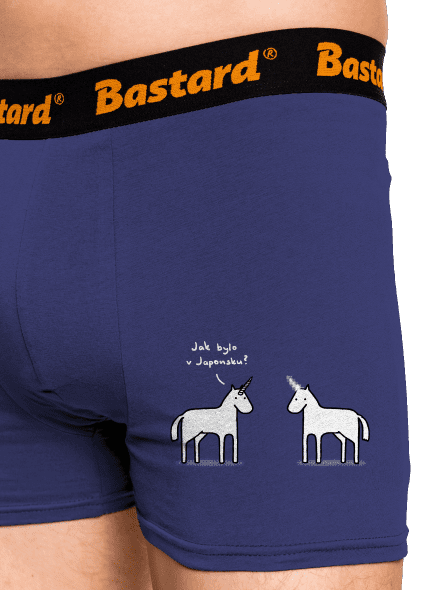 Pornókürt boxeralsó Blue Navy
