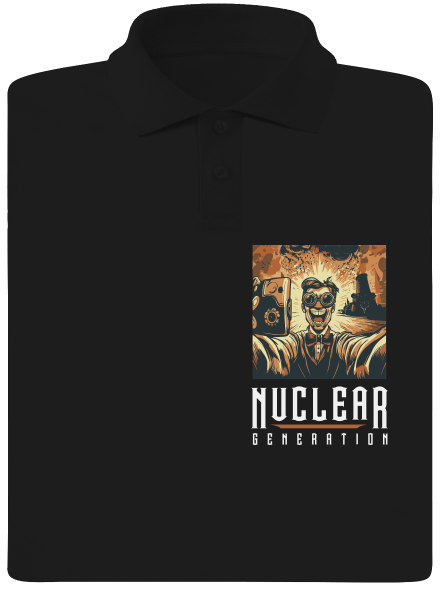 Nuclear generation férfi pólóingek Black