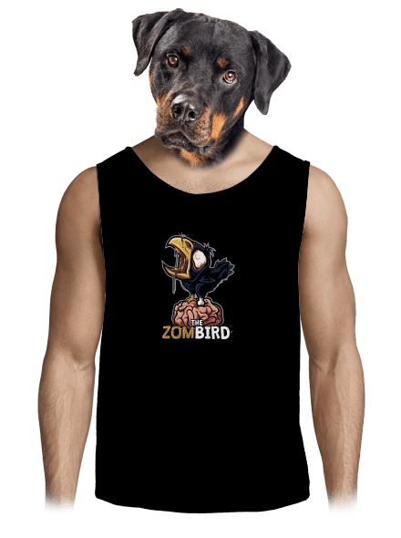 Zombird férfi trikó Black