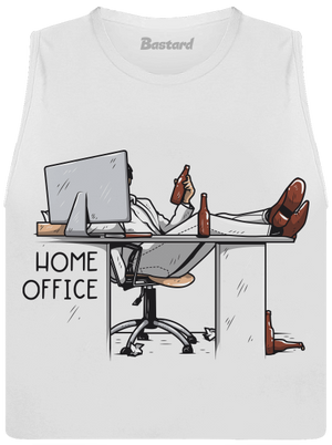Home office női bővített trikó White